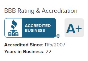 BBB A+ Rating & Accreditation